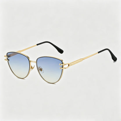 Polygon Trendy Minimalist Metal Fashion Sunglasses