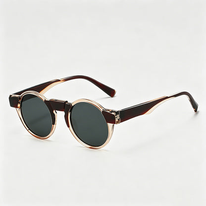 Vintage Round Steam-Punk PC Fashion Sunglasses