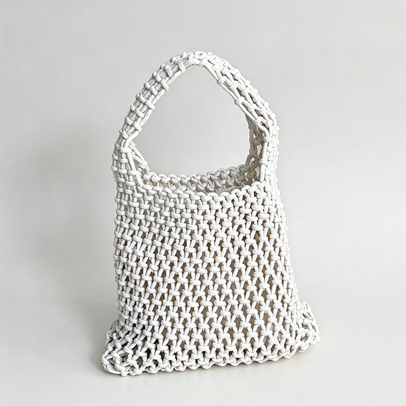 Mesh Knit Tote Bag