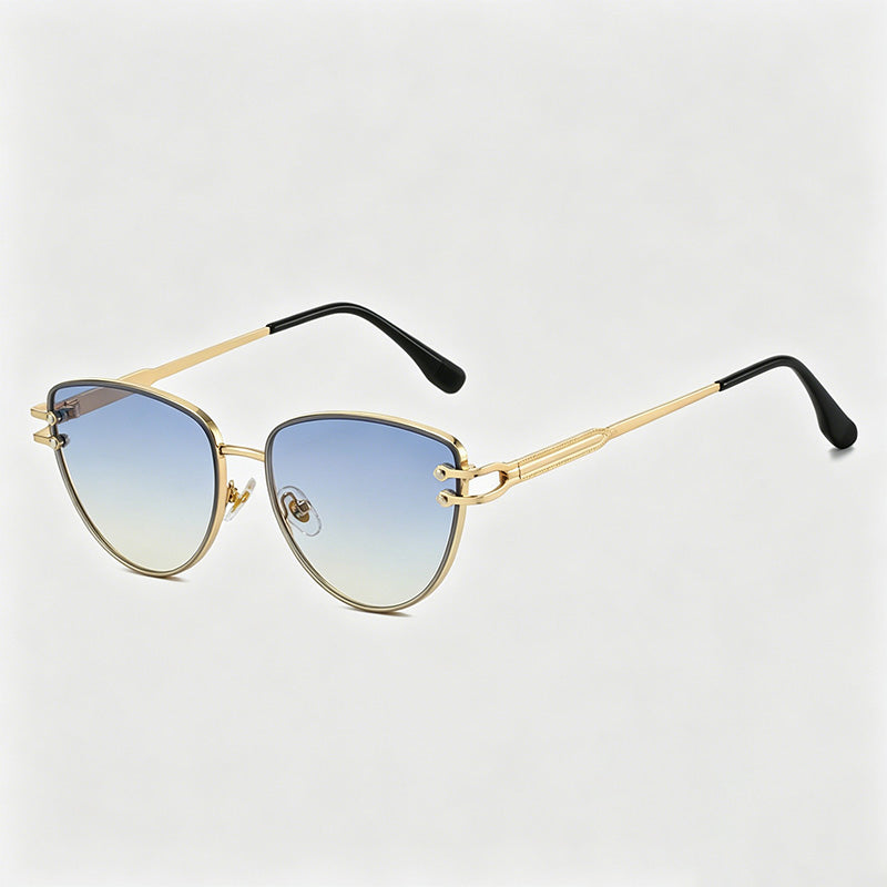 Polygon Trendy Minimalist Metal Fashion Sunglasses