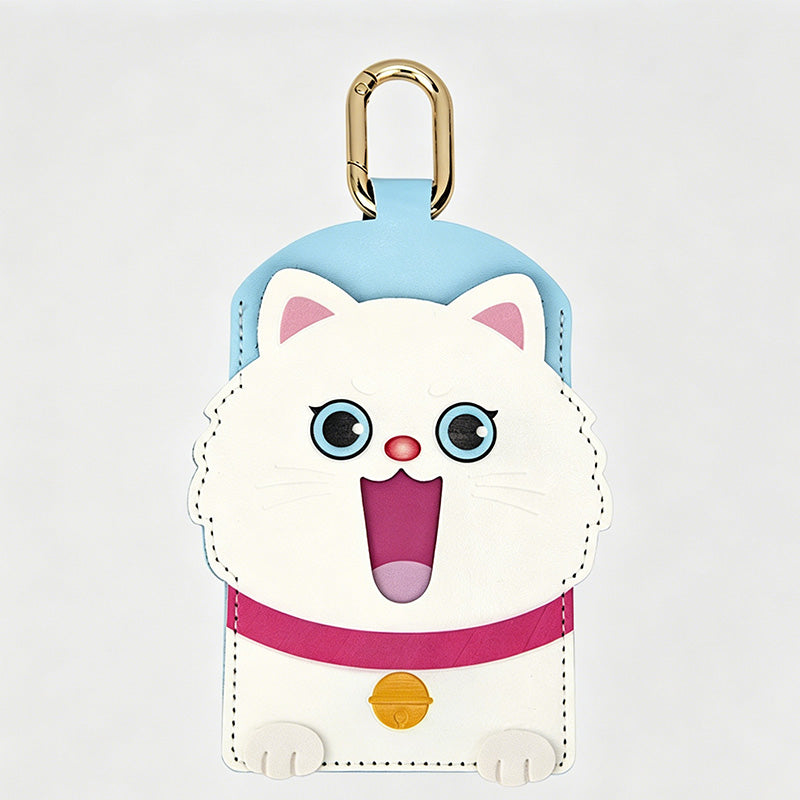 Lovely Peeking Cartoon Animal PU Card Holder