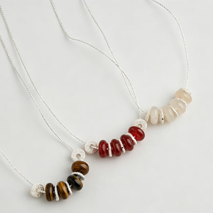 Modern Minimalist Beaded Agate - Shopdayla Wholesale - #9682