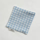 Light Blue Grid / One Size