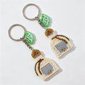 Beaded Bottle Keychain Bag Charm