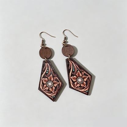Bohemian Retro Wood Rhombus Wo - Shopdayla Wholesale - #2754