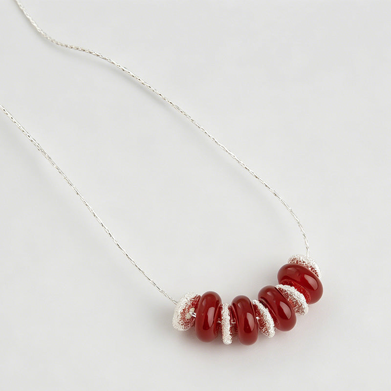 Modern Minimalist Beaded Agate - Shopdayla Wholesale - #7986