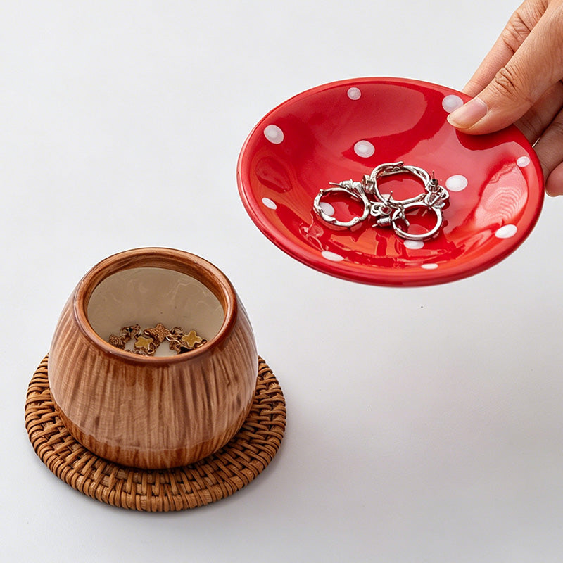 Mushroom Shape Ceramic Jewelry - Shopdayla Wholesale - #0002