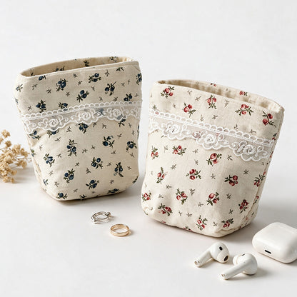 Floral Print Coin Pouch