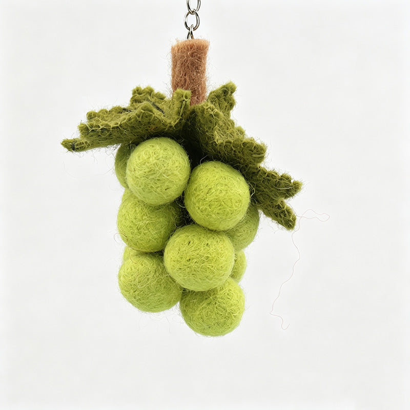 Crochet Fruit Keychain