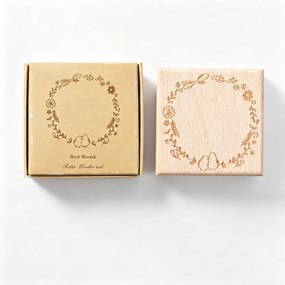 Wooden Note Frame Stamp
