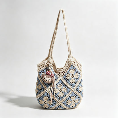 Geometric Sling Tote Bag