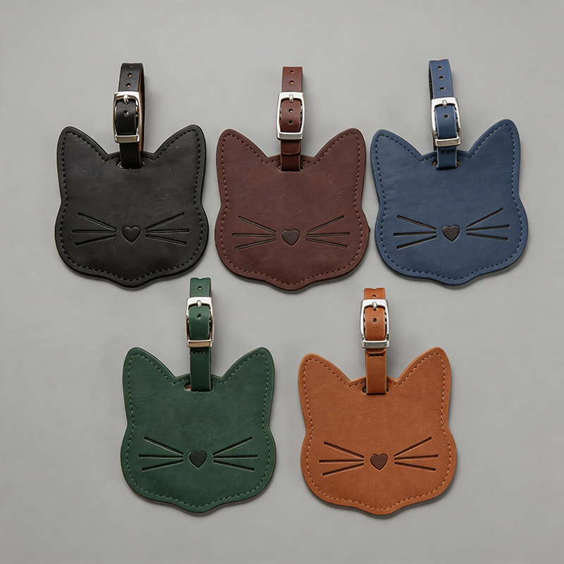 Cat Face Luggage Tag Suitcase - Shopdayla Wholesale - #9890