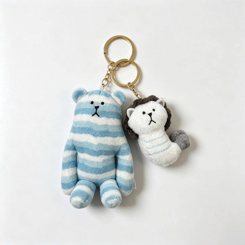 Merlion Plush Keychain