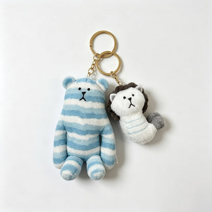Merlion Plush Keychain
