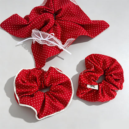 Polka Dot Scrunchie