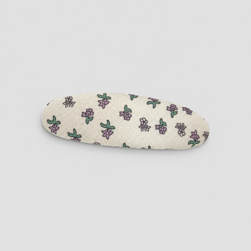 Vintage Floral Plaid Oval Snap - Shopdayla Wholesale - #0002