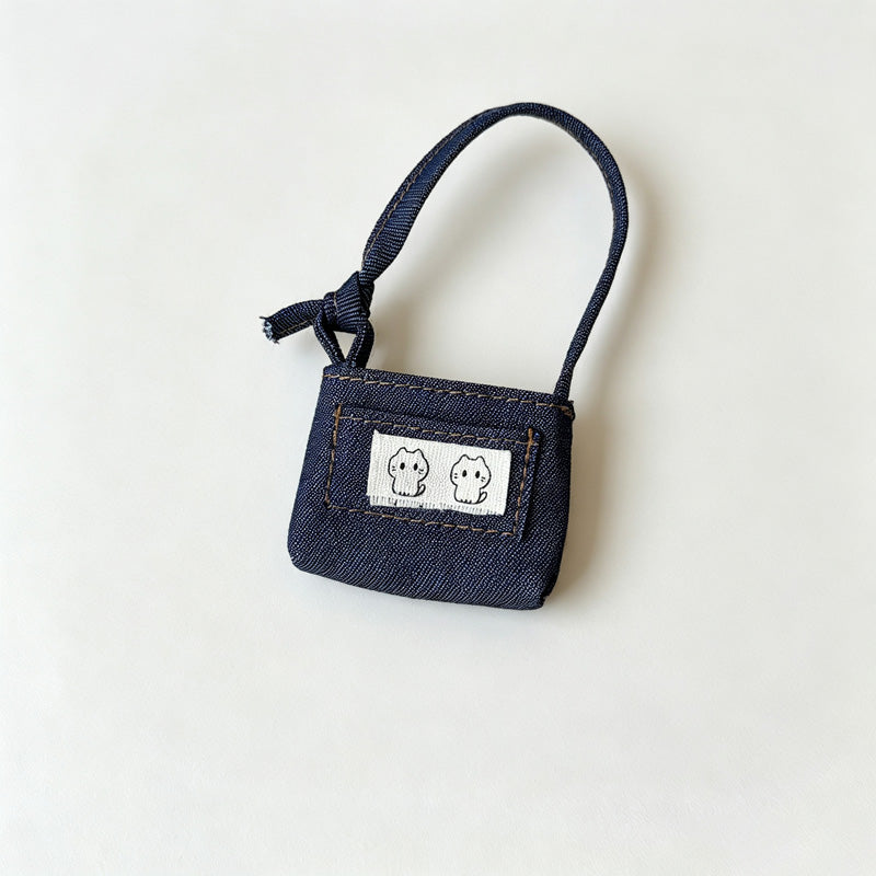 Mini Denim Doll Crossbody Bag