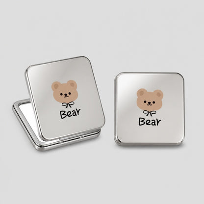 Bear Print Contact Lens Case Kit