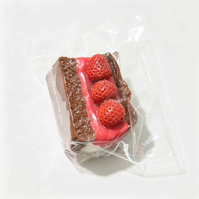 Strawberry Sandwich Squeeze Toy
