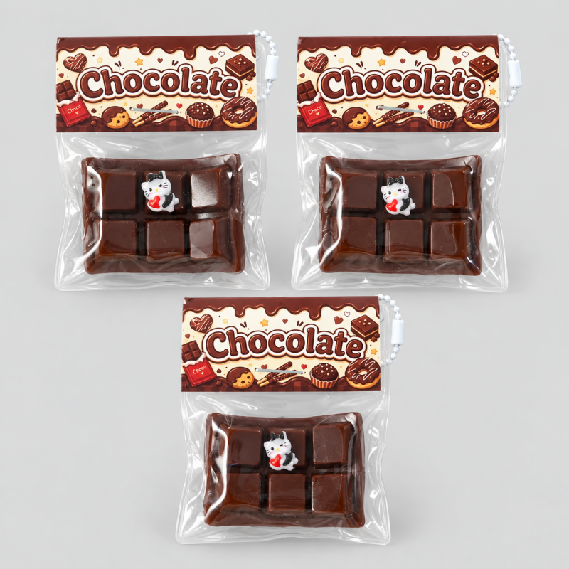 Chocolate Block Charm Fidget Toy