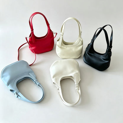 Rounded Loop Hobo Bag