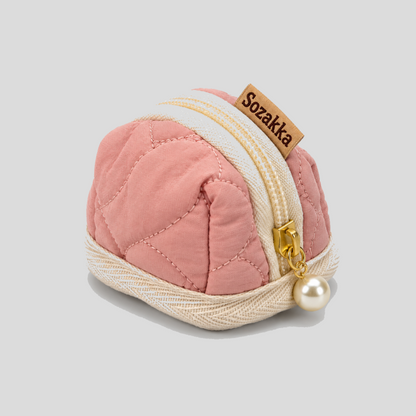 Mini Quilted Heart Storage Pouch