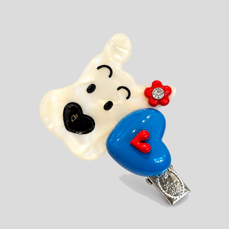 Puppy Heart Duckbill Hair Clips