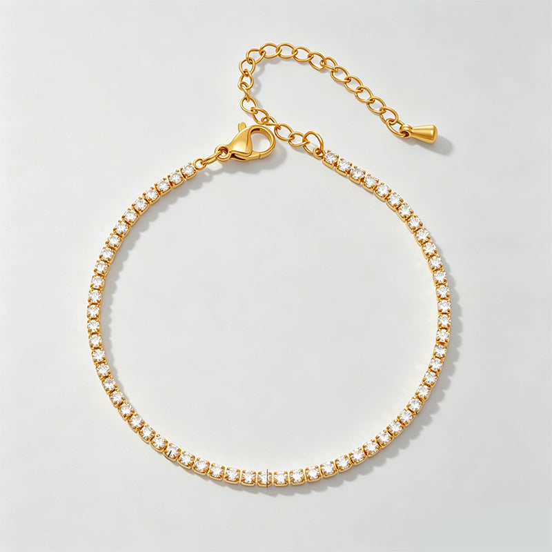 Luxury Full Paved Zircon Tennis Bracelet