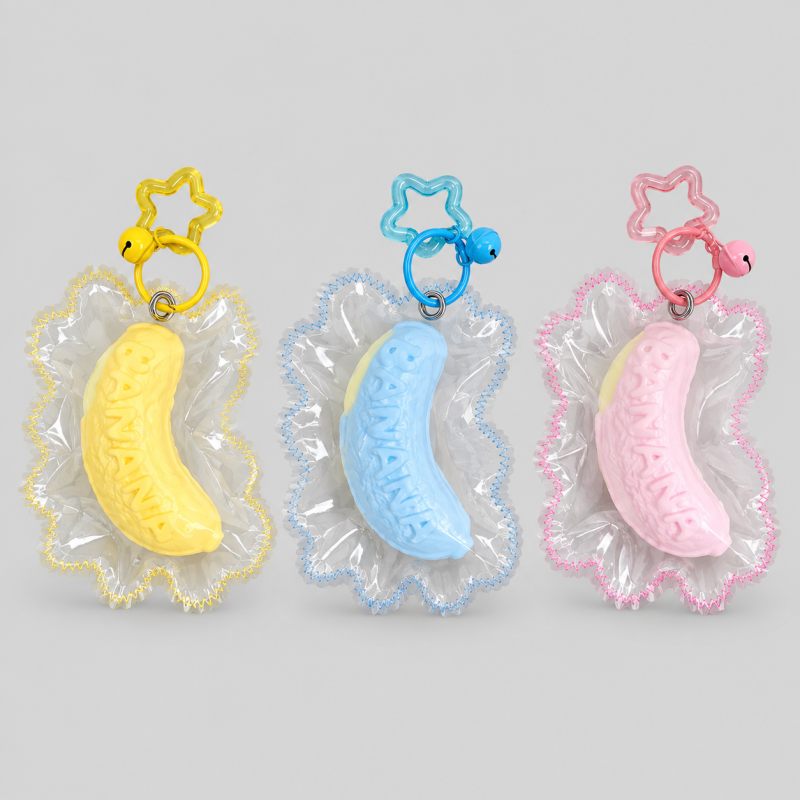 Banana Squeeze Toy Charm