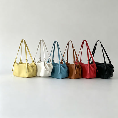 Soft PU Leather Shoulder Tote Bag