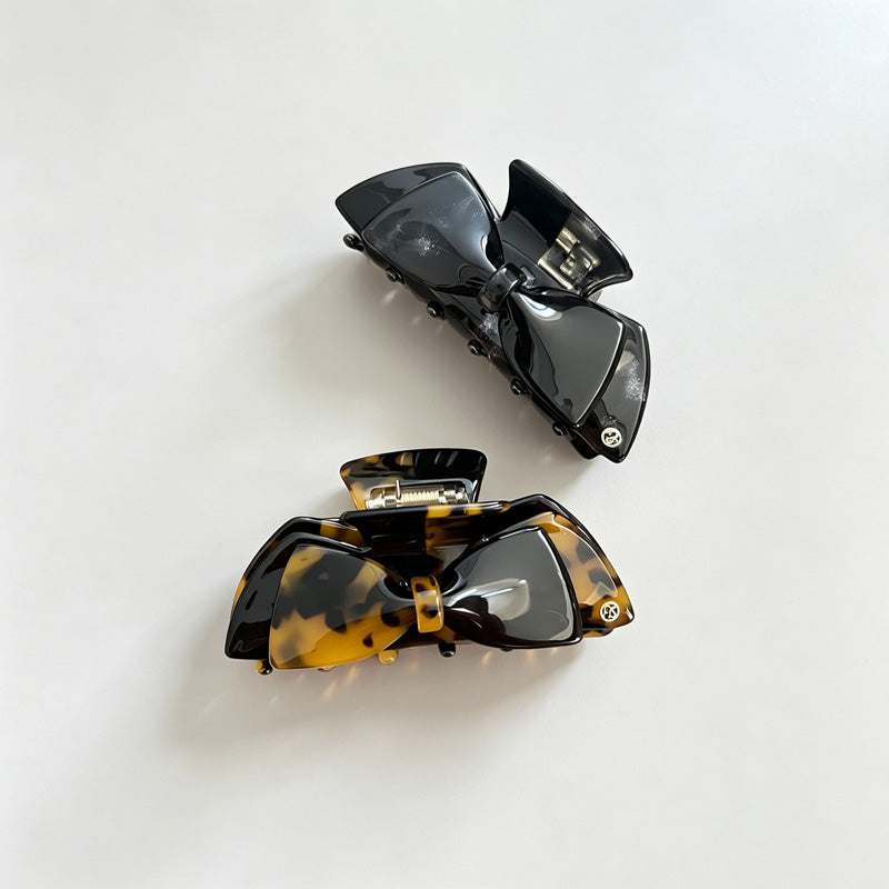 Bow Shape Tortoiseshell Hair Claw