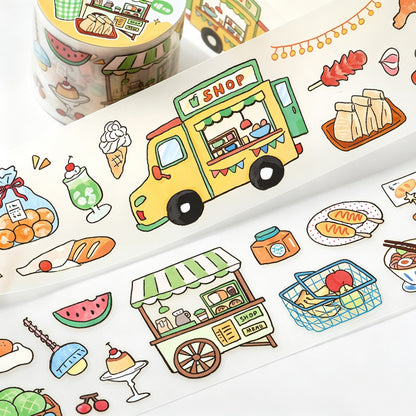 Hand Drawn Print Doodle Die‑Cut Tape