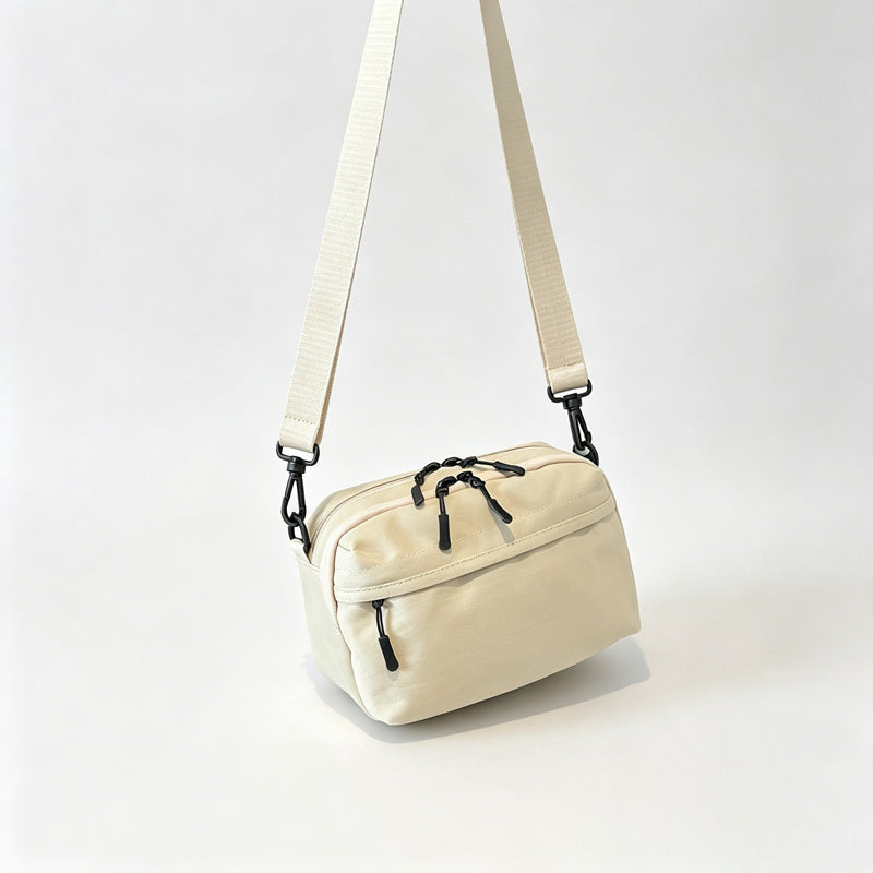 Simple Casual Canvas Crossbody Bag