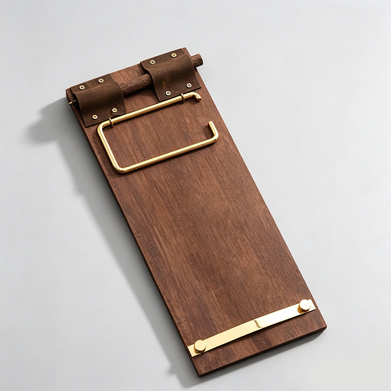Vintage Long Roll‑Style Notebook