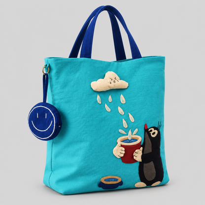 Cloud Raindrop Tote Handle Bag
