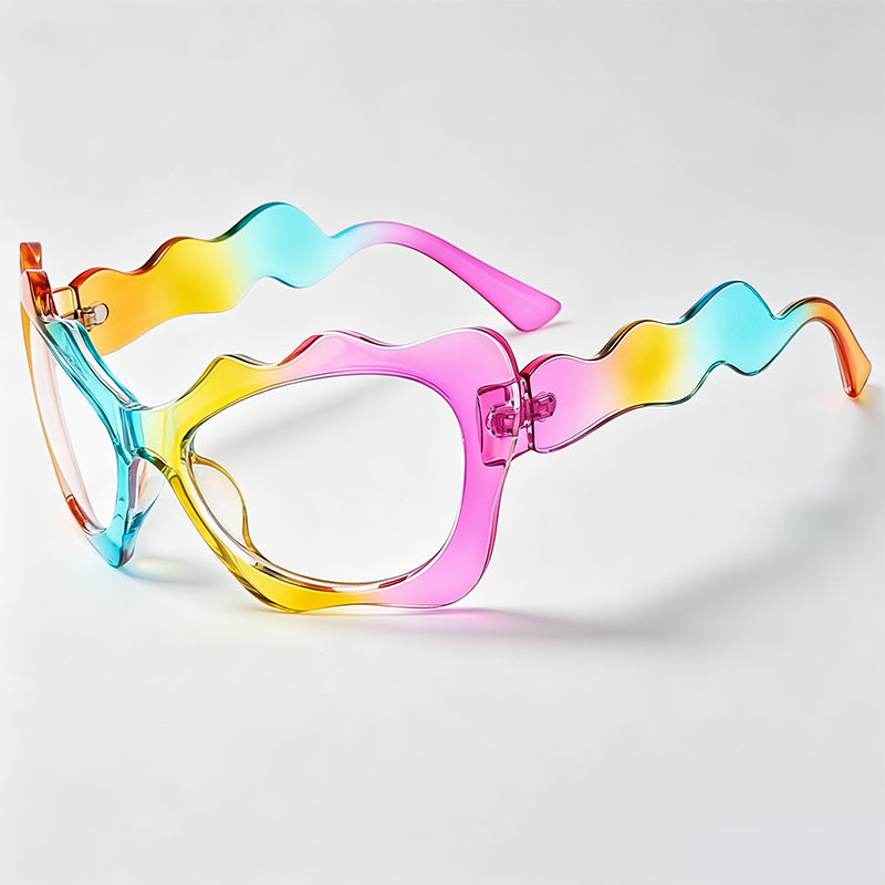 Wavy Cat Eye Y2K Trend Sunglasses