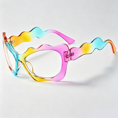 Wavy Cat Eye Y2K Trend Sunglasses
