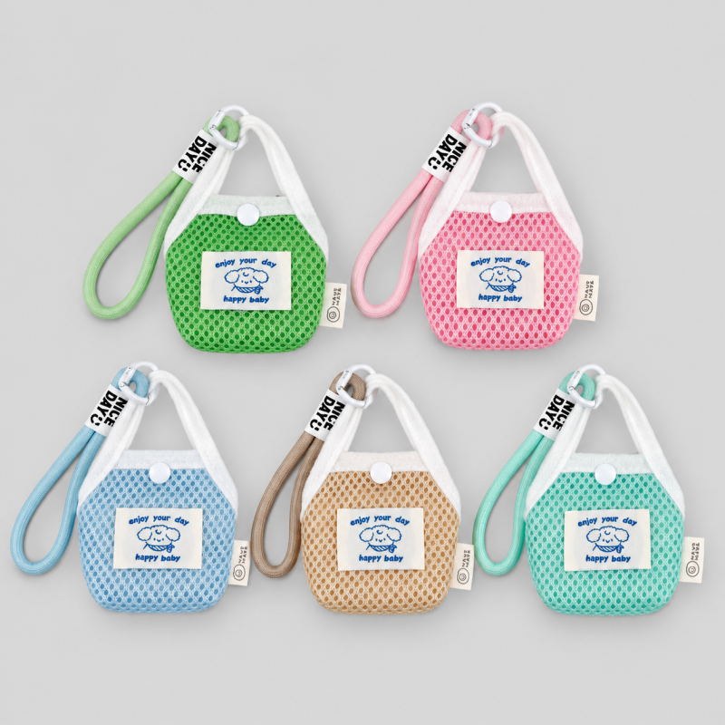 Mini Mesh Coin Earphone Pouch