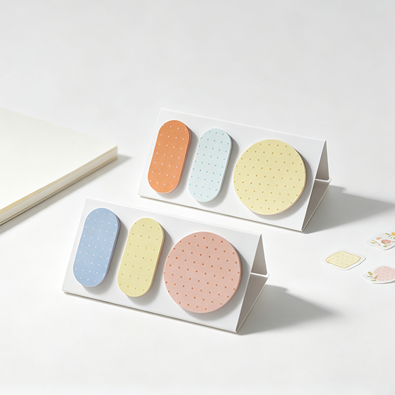 Dot Geometric Desk Stand Sticky Notes