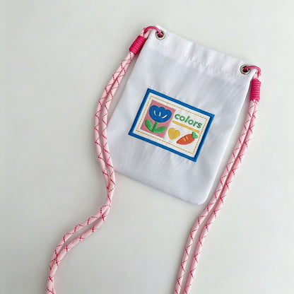 Embroidered Phone Crossbody Pouch