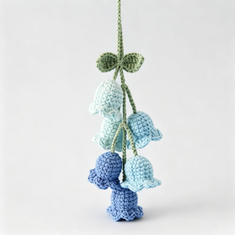 Knitted Lily of the Valley Hanger Charm