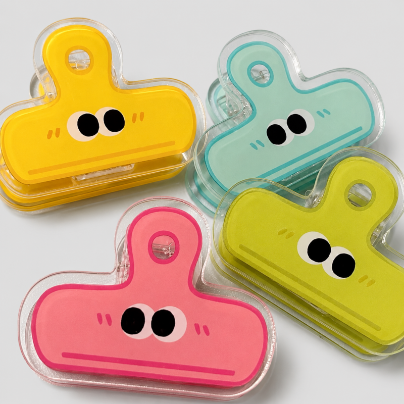 Face Printed Transparent Paper Clip
