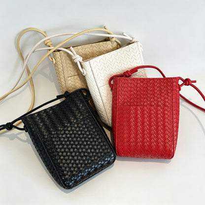 Woven Phone Divider Crossbody