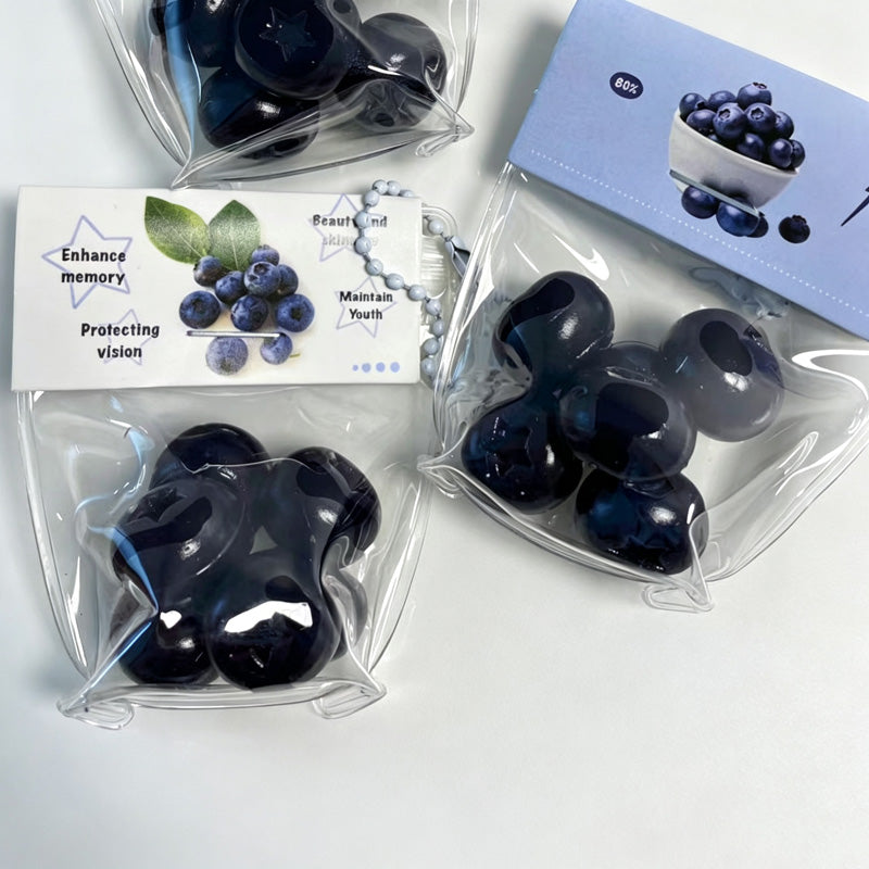 Blueberry Squeeze Toy Charm