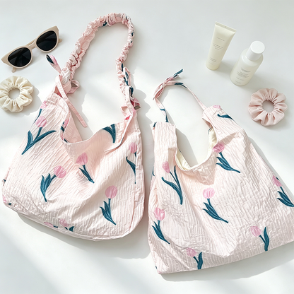Bird Print Shoulder Bag