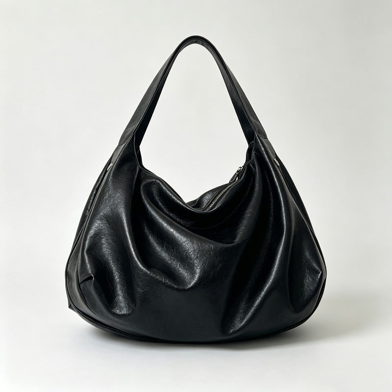 Slouchy Crescent Shoulder Bag