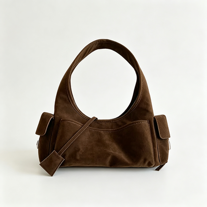 Multi-pocket Shoulder Handle Bag