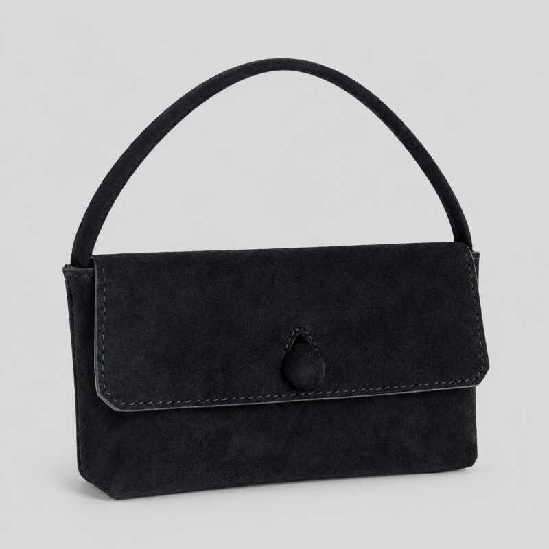 Solid Color Small Square Handle Bag