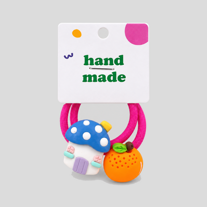 House Fruit Shape Hair Ties
