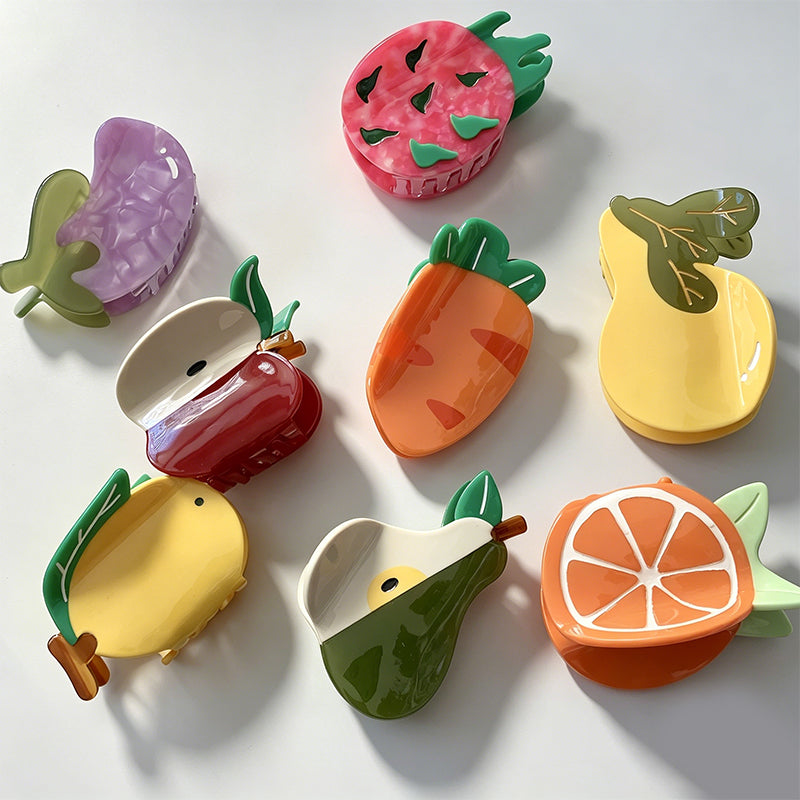 Creative Fruit Pattern 3D Hair - Shopdayla Wholesale - #6386